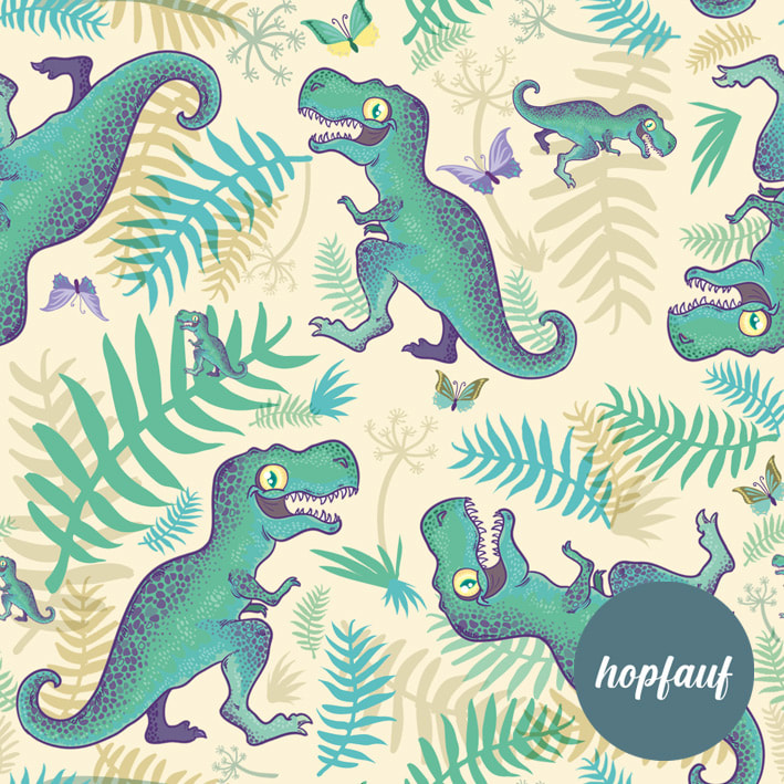 Illustration Hintergrund Dinos Dinoasaurier